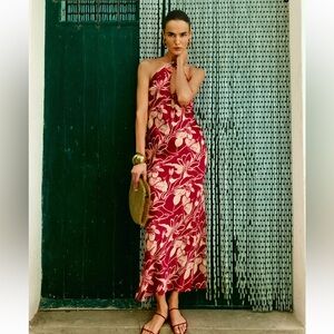 Reformation Yesenia Silk Dress